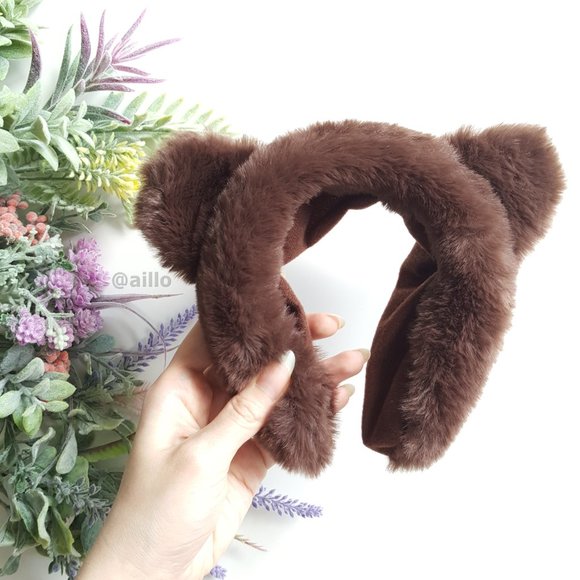 Cute Plush Bear Ears Headband - Picture 6 of 8